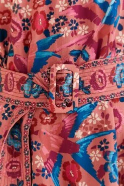 Farm Rio Blush Floral Birds Mini Dress -Modern Dress World 318135 06