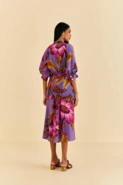 Farm Rio Purple Maxi Flowers Maxi Dress 9 Farm Rio Purple Maxi Flowers Maxi Dress -Modern Dress World 318178 04
