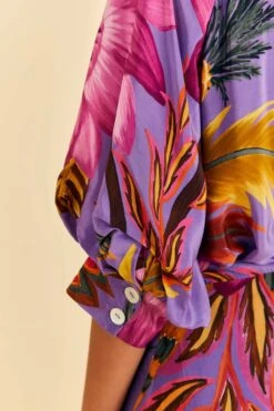 Farm Rio Purple Maxi Flowers Maxi Dress 10 Farm Rio Purple Maxi Flowers Maxi Dress -Modern Dress World 318178 05