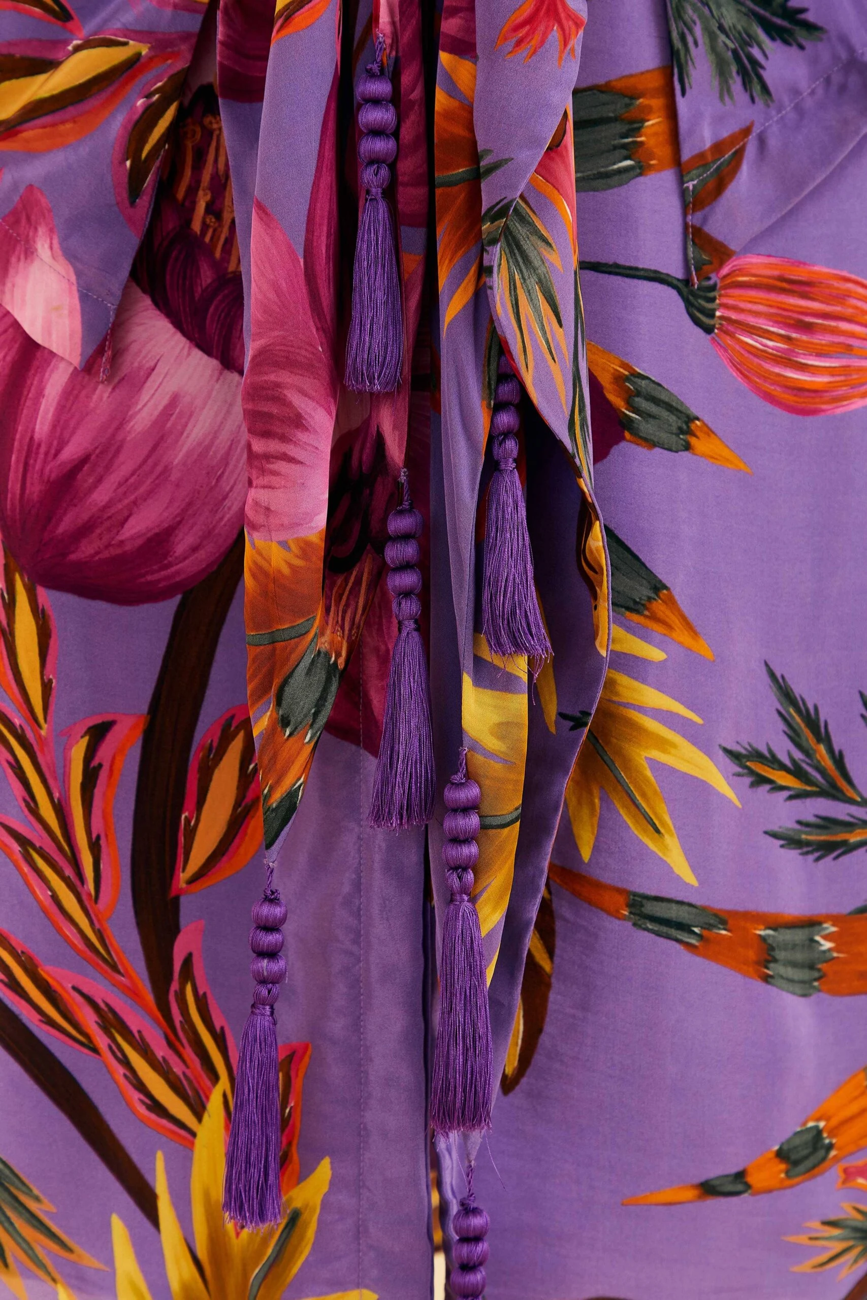 Farm Rio Purple Maxi Flowers Maxi Dress 7 Farm Rio Purple Maxi Flowers Maxi Dress - Image 7