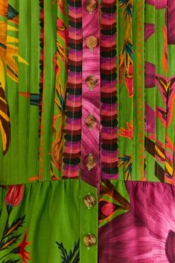 Farm Rio Maxi Flowers Organic Cotton Maxi Dress -Modern Dress World 318179 05