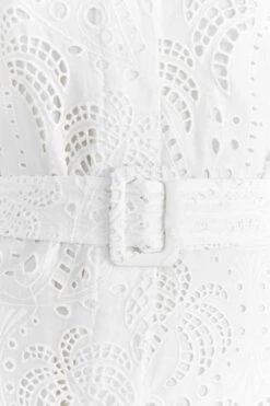 Farm Rio Off-White Palm Tree Mini Dress -Modern Dress World 318564 05