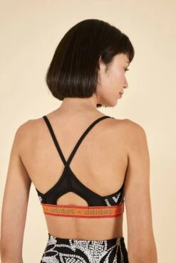 Farm Rio ADIDAS FARM LS Bra Black -Modern Dress World HI5223 03