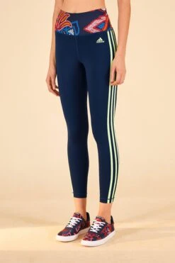 Farm Rio ADIDAS FARM TR Tights Blue -Modern Dress World HI5225 03