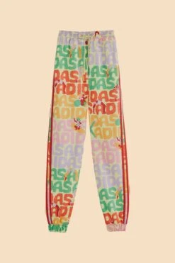 Farm Rio Adidas Farm Trackpants Pearl Citrine -Modern Dress World HS1182 06