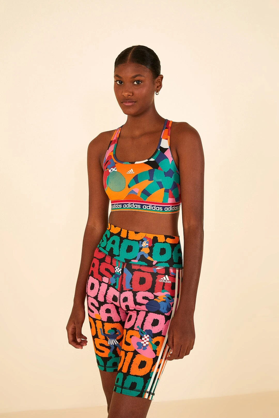 Farm Rio Adidas Farm Bike Short Black 2 Farm Rio Adidas Farm Bike Short Black - Image 2