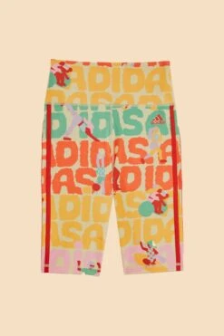 Farm Rio Adidas Farm Bike Short Pearl Citrine 11 Farm Rio Adidas Farm Bike Short Pearl Citrine -Modern Dress World HS1186 06