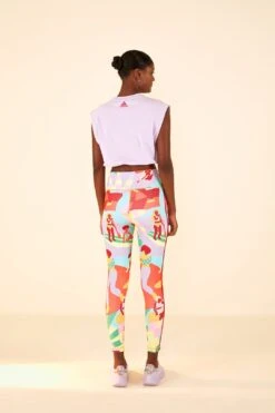 Farm Rio Adidas Farm Sleeveless Tee Purple 9 Farm Rio Adidas Farm Sleeveless Tee Purple -Modern Dress World HS1202 04