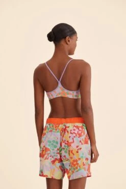 Farm Rio Adidas Farm Unitefit Shorts Red -Modern Dress World HT2156 03