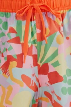 Farm Rio Adidas Farm Unitefit Shorts Red -Modern Dress World HT2156 04